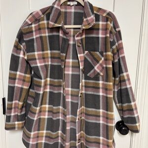 Maurices Multicolor Plaid Shirt